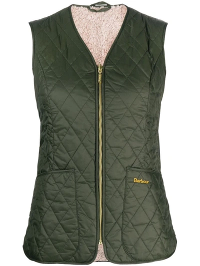 Shop Barbour Markenfield Quilted Vest In Green