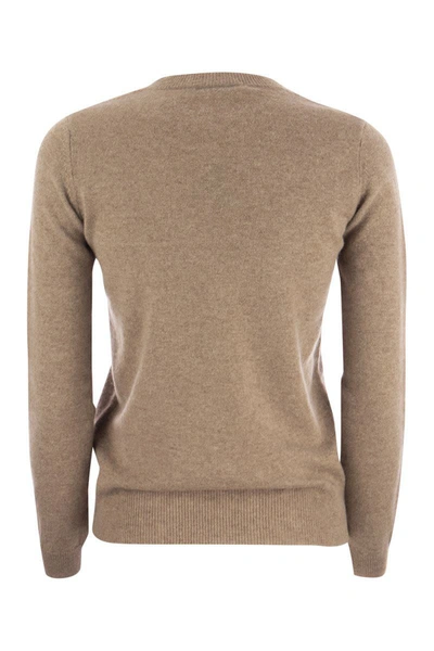 Shop Max Mara Pamir - Cashmere Sweater In Beige