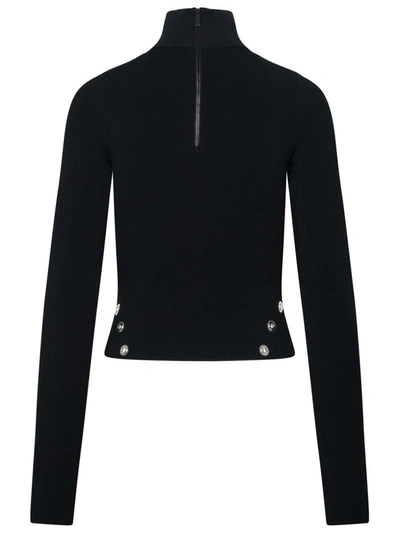 Shop Off-white Black Viscose Blend Sweater