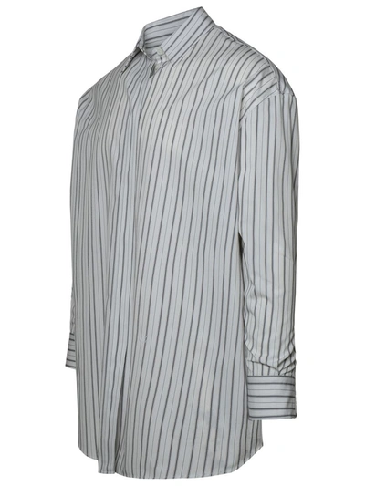 Shop Off-white Zipper Stripe Shirt