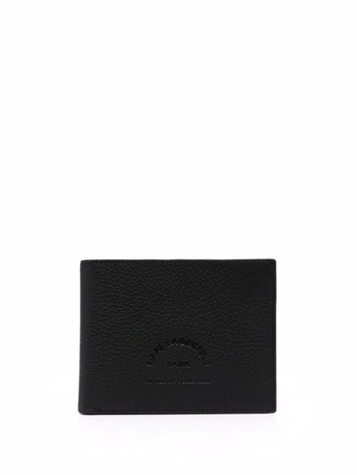 Shop Karl Lagerfeld Wallet With Logo In Black