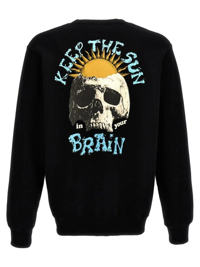 Shop Undercover 'keep The Sun In Your Brain' Sweatshirt In Black