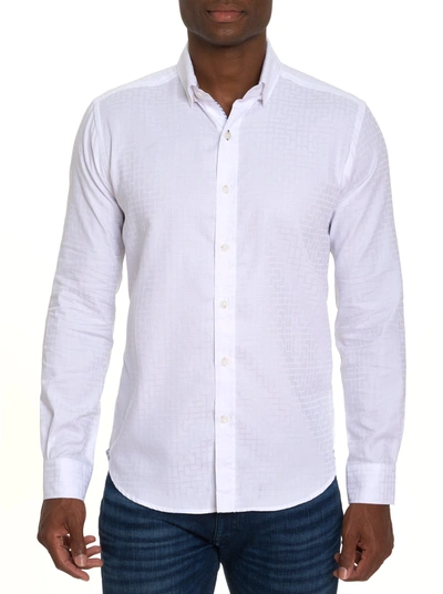 Shop Robert Graham Amory Long Sleeve Button Down Shirt In White