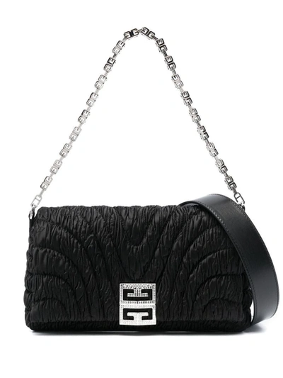 Shop Givenchy 4g Soft Small Handbag In Black