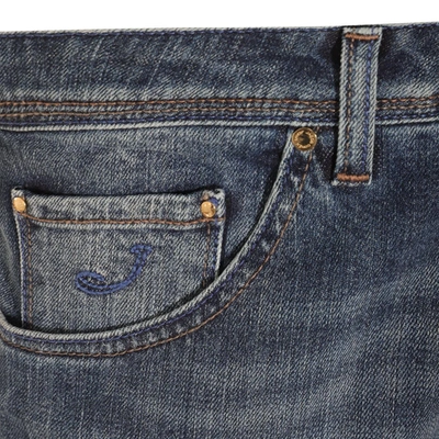 Shop Jacob Cohen Jeans In Mid Blue