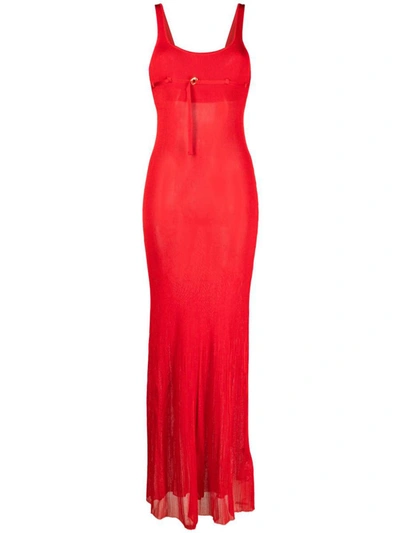 Shop Jacquemus Dress In Red