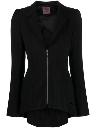 Shop Jean Paul Gaultier Jacket In Black