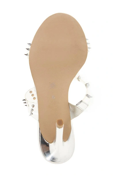 Shop Bcbgeneration Jidana Embellished Sandal In Clear Silver