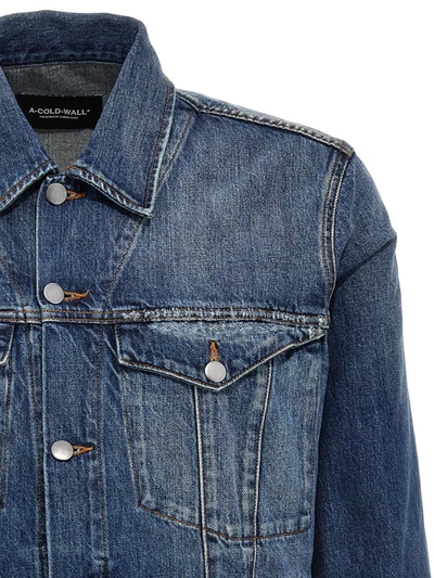 Shop A-cold-wall* 'foundry Selvedge' Jacket In Blue