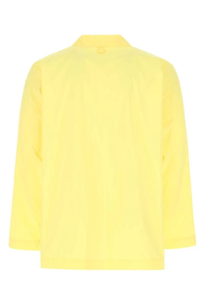 Shop Issey Miyake Homme Plisse'  Shirts In Yellow