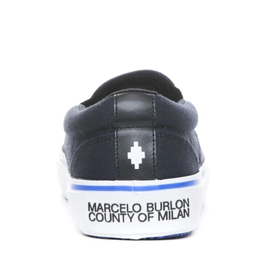 Shop Marcelo Burlon County Of Milan Marcelo Burlon Sneakers In Black