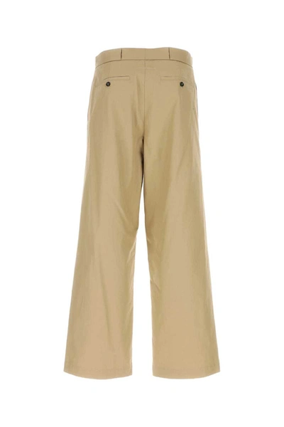 Shop Mm6 Maison Margiela Pants In Beige O Tan