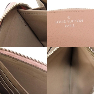 Pre-owned Louis Vuitton Comete Pink Leather Wallet  ()