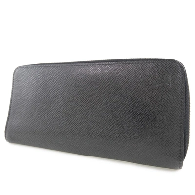 Pre-owned Louis Vuitton Zippy Wallet Vertical Black Leather Wallet  ()