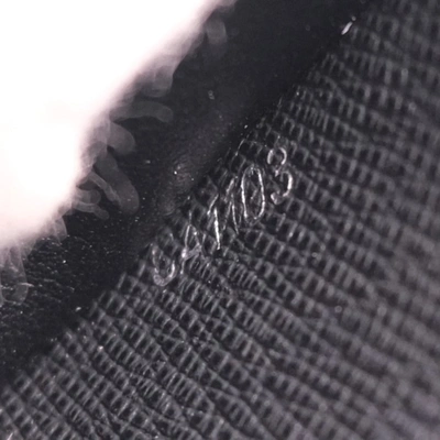 Pre-owned Louis Vuitton Zippy Wallet Vertical Black Leather Wallet  ()