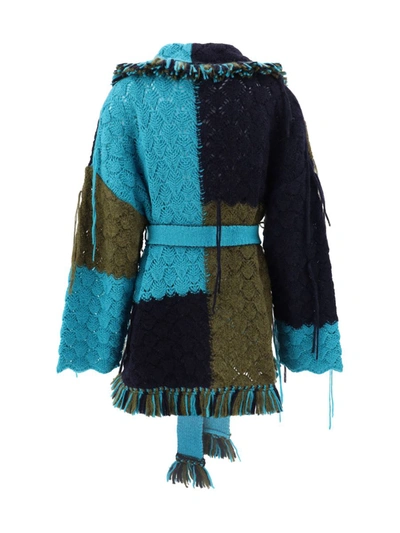 Alanui Patchwk Cardigan In Grenadine