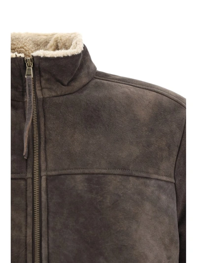 Shop D'amico Jackets In Lavagna/beige