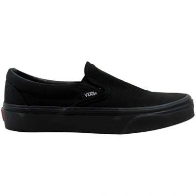 Shop Vans Classic Slip On Black/black Vn000eyebka Men's