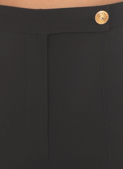 Shop Elisabetta Franchi Trousers Black