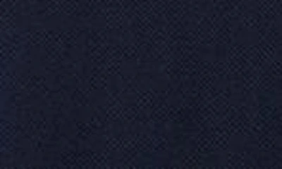 Shop Lorenzo Uomo Trim Fit Stripe Collar Short Sleeve Polo In Navy