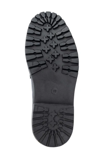 Shop Fashion To Figure Ilissa Croc Embossed Lug Sole Loafer In Black Croc