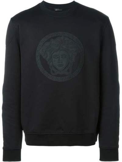 Shop Versace Medusa Sweatshirt