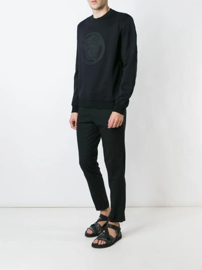 Shop Versace Medusa Sweatshirt