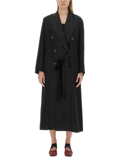 Shop Uma Wang Callie Coat In Black