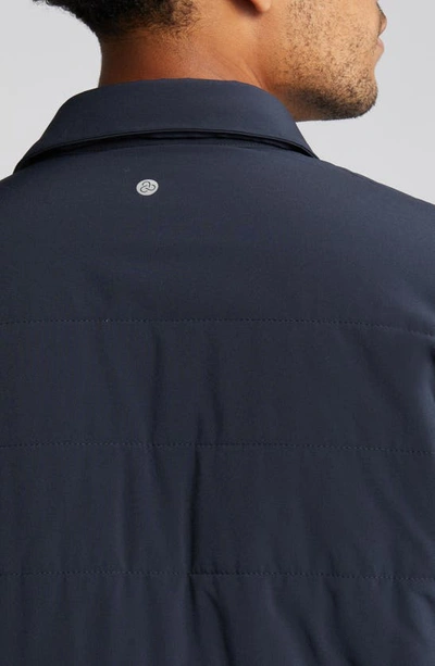 Shop Zella Raid Insulated Jacket In Navy Eclipse