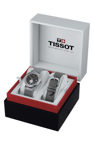 Shop Tissot Heritage Small Second 1938 Watch, 39mm In Grey