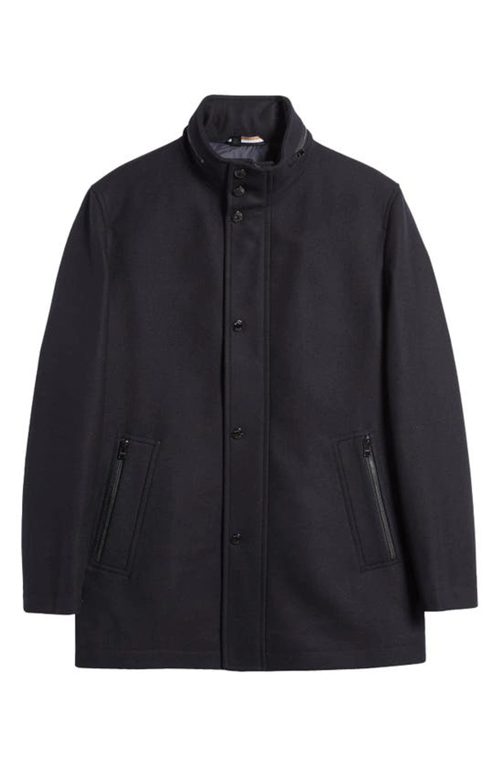 Hugo Boss Camron Coat In Dark Blue ModeSens