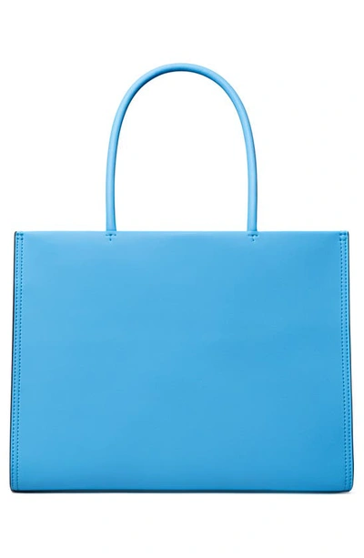 Tory Burch Small Ella Tote Bag In Blue Azure
