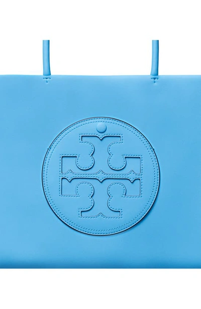 Tory Burch Small Ella Tote Bag In Blue Azure