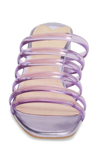 Leith Cloud Jelly Slide Sandal In Lilac ModeSens