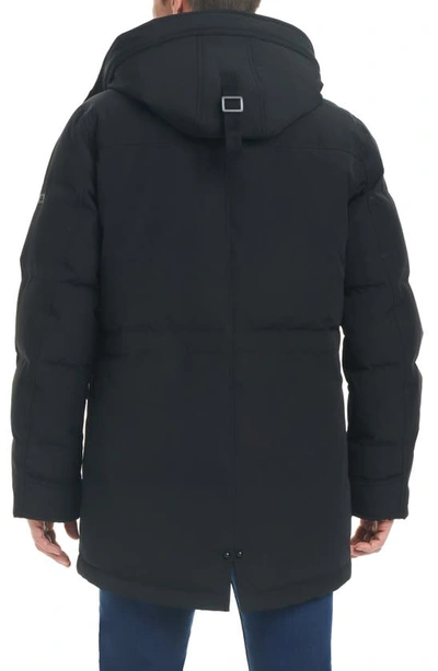 Shop Vince Camuto Water Resistant Down & Feather Fill Puffer Parka In Black