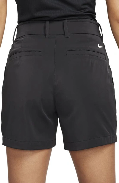 Nike Women's Dri-fit Victory 5" Golf Shorts In Black/ White