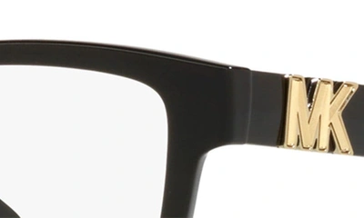 Michael Kors Karlie I 51mm Square Optical Glasses In Dark Tort
