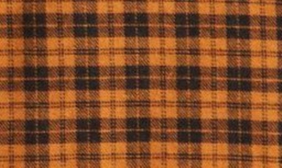Nordstrom Marcus Trim Fit Check Flannel Button-down Shirt In Rust Pecan-black Marcus Check