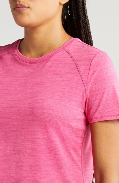 Shop Zella Energy Performance T-shirt In Pink Bright
