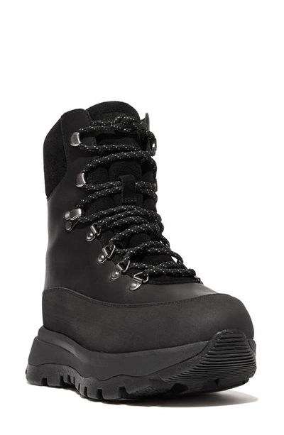 Shop Fitflop Neodynamic Hyker Waterproof Hiker Boot In All Black