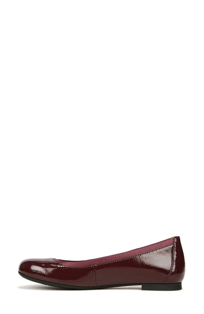 Shop Vionic Anita Flat In Crimson Red