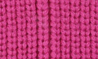 Kurt Geiger Evil Eye Knit Beanie In Fuchsia