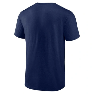 Men's Atlanta Braves Fanatics Branded Navy Power Hit T Shirt