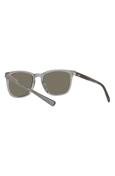 Costa Del Mar Sullivan 53mm Mirrored Polarized Square Sunglasses In Grey Tort