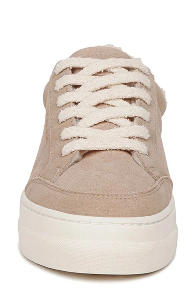 Shop Sam Edelman Wess Faux Shearling Sneaker In Sesame