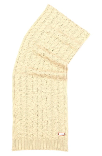 Shop Hunter Cable Knit Scarf In Cast