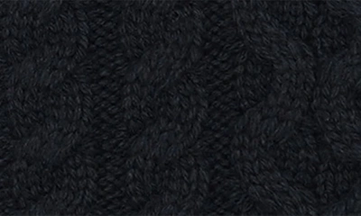 Shop Hunter Cable Knit Scarf In Meadow Navy