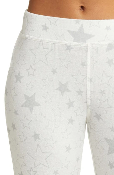 Shop Ugg Gable Brushed Knit Pajamas In Cream Stars