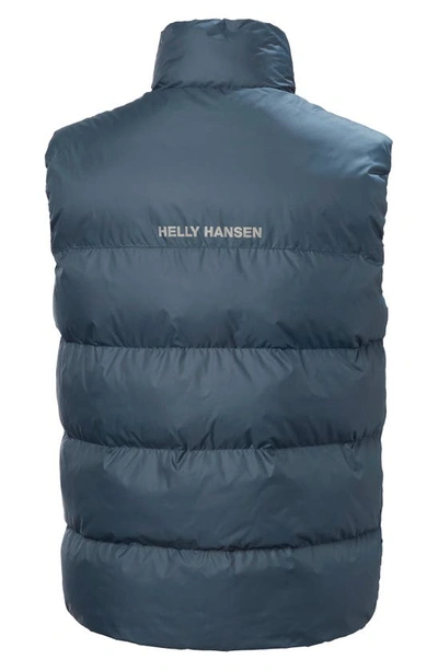 Shop Helly Hansen Active Water Repellent Insulated Puffer Vest In Alpine Frost