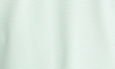 Shop Vineyard Vines St. Jean Stripe Sankaty Performance Polo In White Cap / Chive
